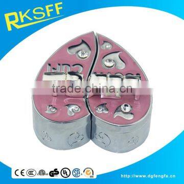 Pink Alloy Gift for Baby,baby Can Put the Tooth Ang Curl in Box Baby Gift photo-5