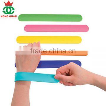 Custom Silicone Slap Snap Ruler Bracelet Wristband Sillicone Slap Wristband photo-2