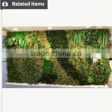 Hanging Plants Wall Artificial Green Grass Wall photo-6