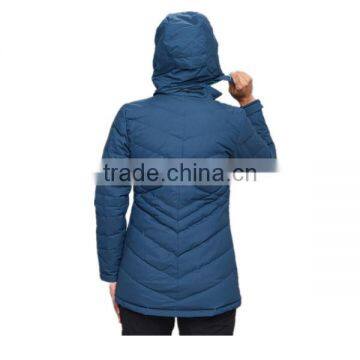 Hot Long Hooded Padded Women Winter Down Jacket photo-4