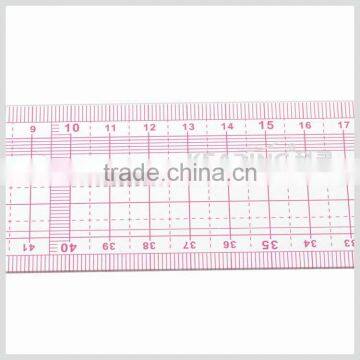 Kearing 5*50cm Length Flexible Sandwich Line Plastic Grading Ruler for Sewing Design# 8002 photo-2