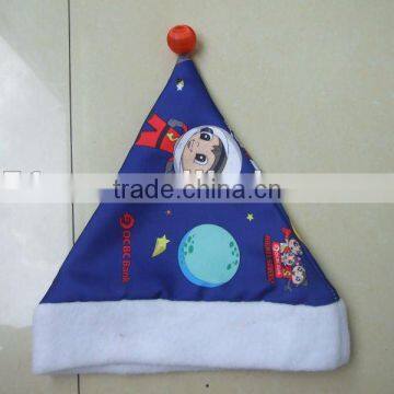 Baby Shining Christmas Hat baby bib set