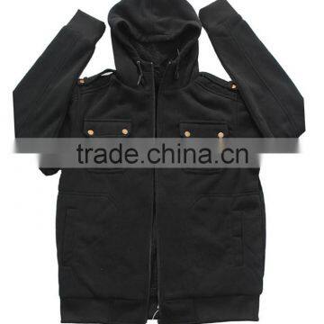 2016 New Style Full Zipper Men's Fleece Hoodie Jacket