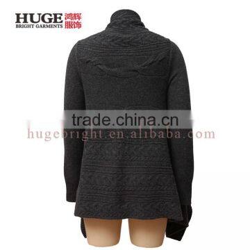 Factory Direct Supply Knitting Patterns Sweater Coat photo-3