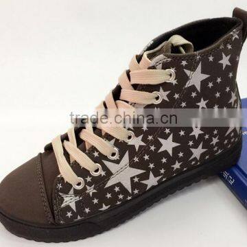 GZY Wholesale china canvas ladies shoes fashion high platform