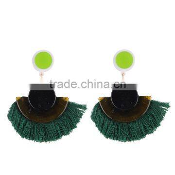Bohemian Jewelry Arcylic With Tassel Drop Earrings photo-6