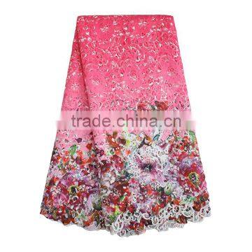 Nigeria Elegant Traditional Wedding Dresses Textile Embroidery Fabric photo-3