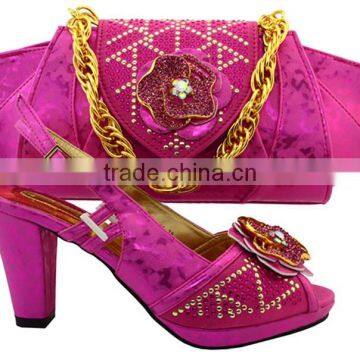 2017 Italian Party Female Shoes, Ladies Shoes And Matching Bags