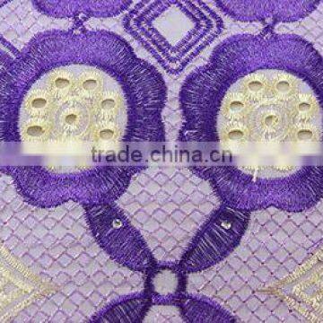 Bestway Peach Lace Fabric African 2017 Swiss Voile Lace For Wedding Dress photo-5