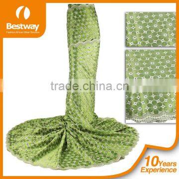 International Standard Competitive Price High Quality African Swiss Lace Fabrics SL0350 photo-6