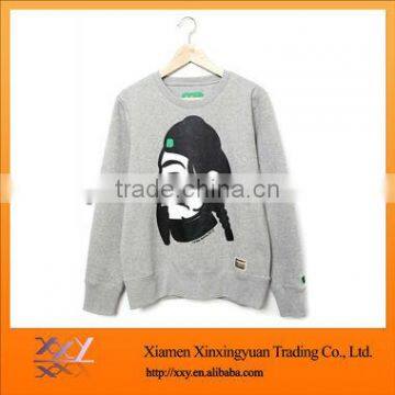 New apparel Hot Selling Printing Funny unisex oversize lightweight 100 cotton sweatshirt