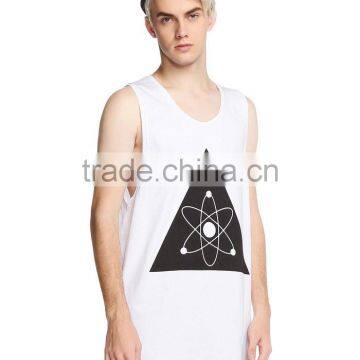 New Arrival White Letters Printed Vest for Men photo-2
