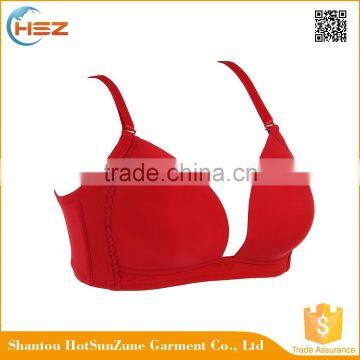 HSZ-58065 Hot Selling Beautiful Women Plus Size Bra Design China Sexy Bras