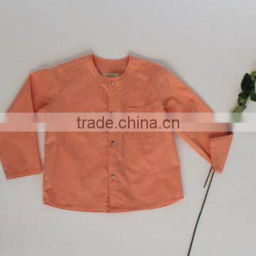 Cultural Master Children Clothes Come in a Variety of Sizes Shirt Shirt Orange Linen Clothing