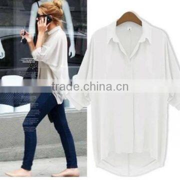 fat women casual blouse wholesale