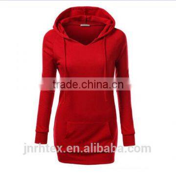 Women Ladies Fitted Hoodies Casual Coat Pullover Outerwear Sweatshirt Extra Long photo-5
