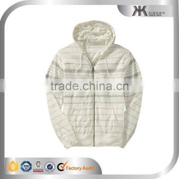 Hot Sale Striped Men's Long Sleeve Zipper Plus Size Hoddie