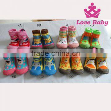 Maufactured Rubber Sock Shoes for Children Cute Little Baby Shoes photo-3
