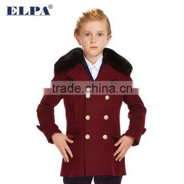 ELPA Fashion Tan Kids Coat Warm Winter Wear Boy Wool Coat photo-4