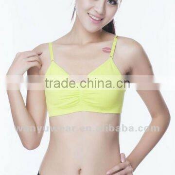 Fashion Colorfuly Seamless Stylish Yoga Sports Girl Brand Sexi Girl Bra photo-4