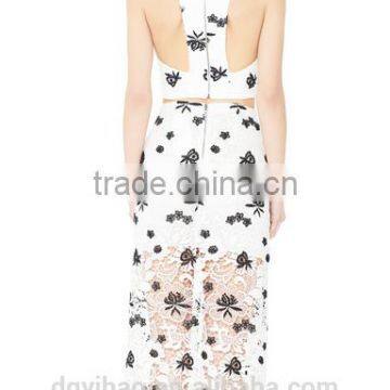 New Model Dress & Ladies Fashion New Design Suit Mature Ladies Party Lace Dress photo-4