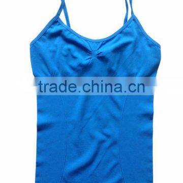 OEM Wholesale Summer Women White Classic Sleeveless Seamless Tank Top photo-3