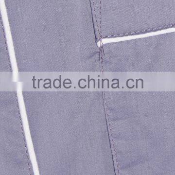 High Quality Soft Shirt and Shorts Pajamas Set With Buttons Fastening and Ribbon Through Waist photo-5