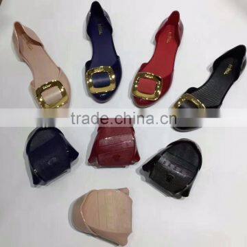 Big Square Button Women Melissa, Fashion Melissa Shoes for Adult photo-5