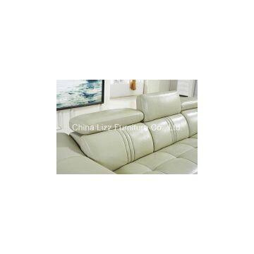 Large Leather Sectional Sofas (L. PA07)