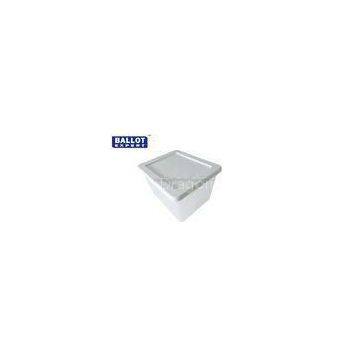 50L Plastic Clear Storage Boxes OEM , Storage Boxes Clear Plastic 2.8kg