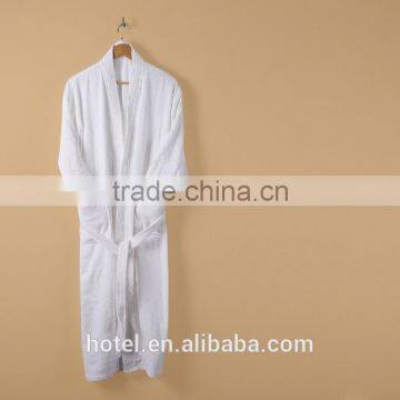 Colored Cotton/ Cut Velvet Bathrobe