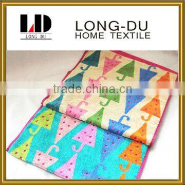 hot sale lovely square terry kids' 100% cotton handkerchief