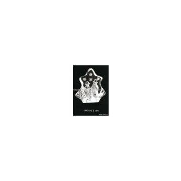 crystal deep-etched crafts, crystal christian gifts, crystal decoration