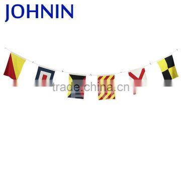 Custom size and print 100% polyester sewn signal flag