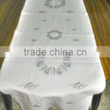 Printed wedding table runner