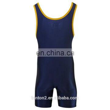Wholesale Cheap Sublimation Printed Men's Wrestling Singlet photo-4