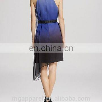 Asymmetric Cocktail Dress Patterns Sleeveless Cocktail Dress Knee Length Cocktail Dress photo-2