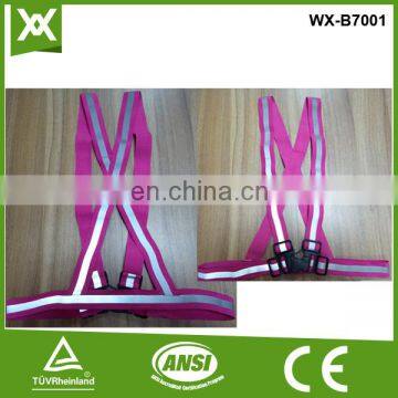 Factory made safety reflective with buckle warning safety elastic belt