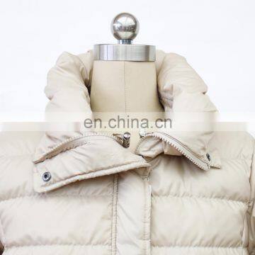 Women High Quality Light Long Detachable Hem Down Coat photo-4