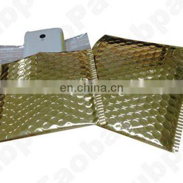 Gold aluminium foil bubble bag