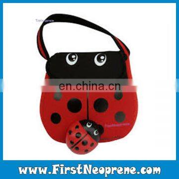 Coccinella Septempunctata Neoprene Children Lunch Bags