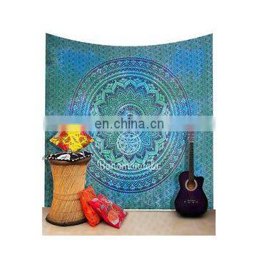 New Ombre Mandala Tapestry Hippie Wall Hanging Queen Size Bedspread Ombre Bohemian Decor Blanket pacnic Tapestries wall decor