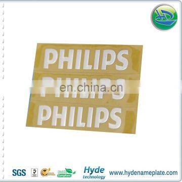 Custom Logo Sticker For Computer Electroform Nickel Sticker Electroformaing Nickel Logo Metal Logo With Glue