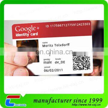 Blank Printable PVC Smart ID Card for Student Facebook