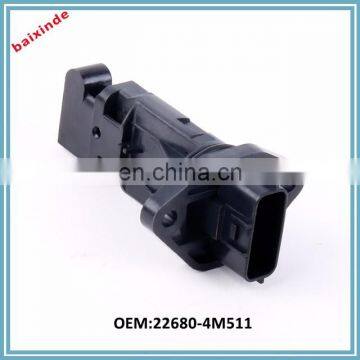 BAIXINDE Genuine Auto Mass air flow sensor OEM 22680-4M511 for NISSANs air flow meter