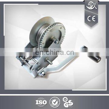 One Way One Speed 1800lbs Steel Cable Belt Hand Winch photo-2