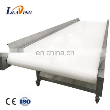 Stainless steel flat belt conveyor system industry