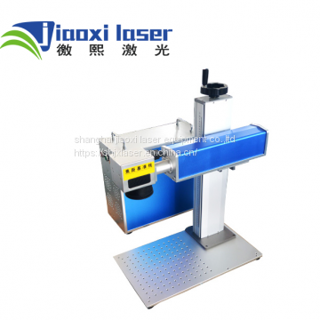 Split type 30w fiber laser marking machine for rings, metal, stainless steel with rotary