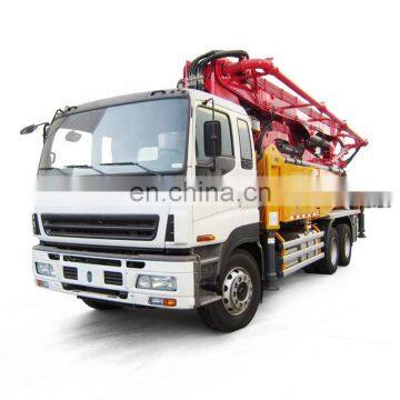 new X CMG 37m pump HB37A concrete pump with mixer