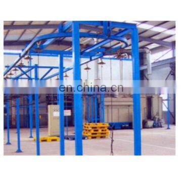 Automatic powder coating booth for aluminium profiles 54